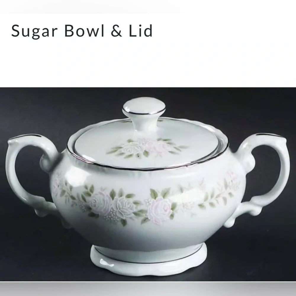 Vintage Sheffield Classic 501 Fine China Sugar Bowl Dish with Lid‎